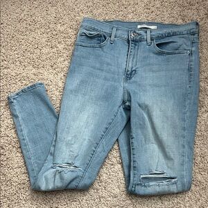 Levi's Women's Light Blue Skinny Jeans